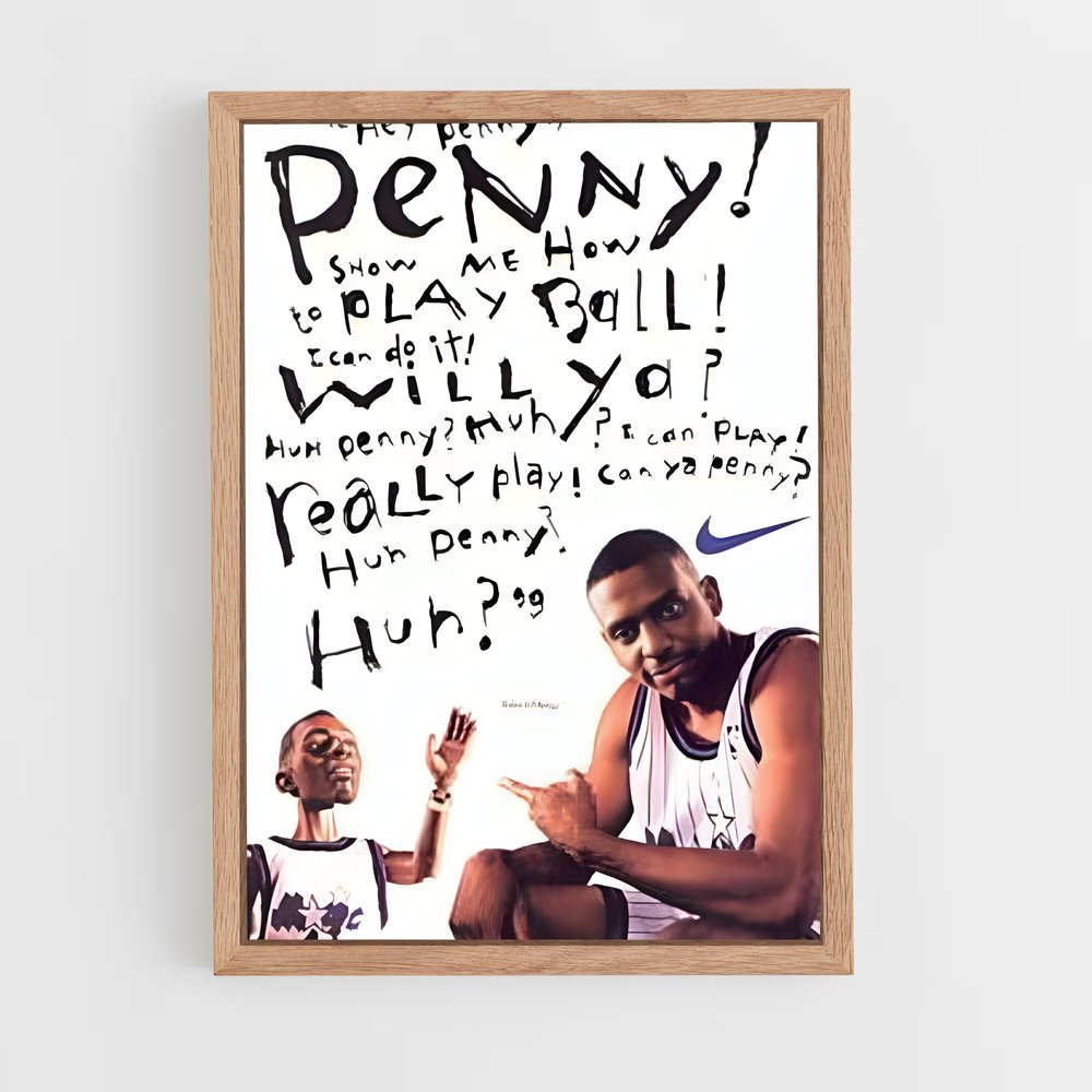 Poster Penny hardaway streetball – affiche Basketball (vue 4)